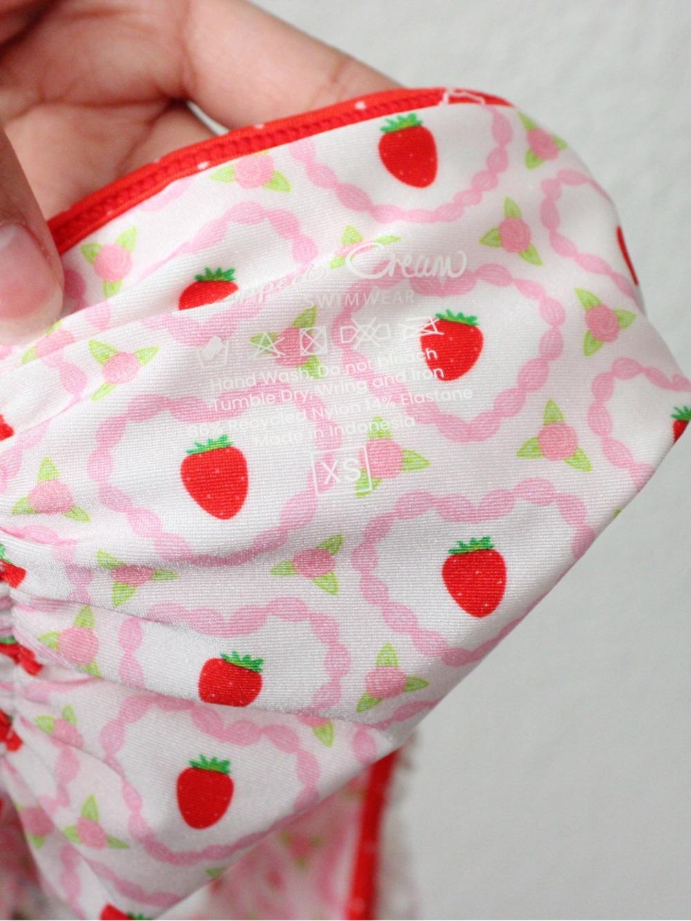 Whipped Cream Swimwear Strawberry Lane Bikini Set XS - Picture 10 of 10